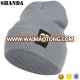 Cuff Blank Plain Ski Custom Knit Skull Beanie In Stocks