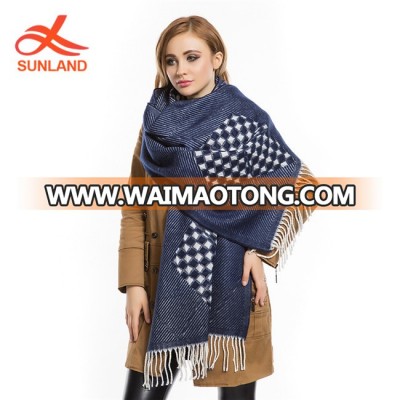 W3338 Soft Scarves Shawls For Girls Soft Chunky Large Blanket Wrap Shawl Cashmere Wrap Shawl Stole for Women