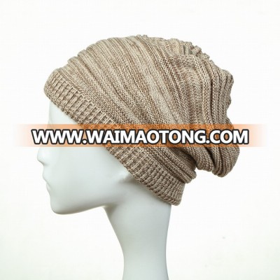 S4252 hot sale 2018 unisex mens womens crochet knitted slouchy beanie winter hats made in China