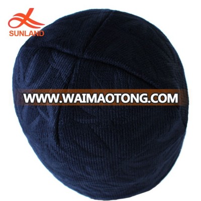 W2592 Skull Cap Ski Baggy Slouchy Beanie Men's Winter Knit Warm Hat