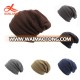 W2580 Unisex Stretch Elastic Sloch Winter Baggy Beanie Hat Men's Warm Knitted Skull Cap